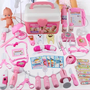 

42 Pcs Role Play Doctor Toys Role Play Doctor Classic Medicine Simulation Pretend Play Medical Clothing Toy Kids Gift