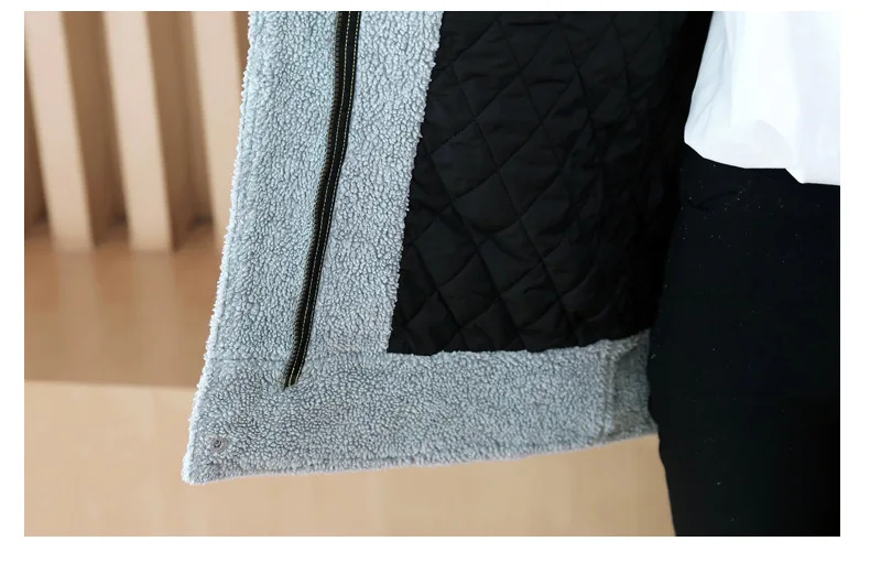 Новинка 5XL, осенне-зимние женские пальто размера плюс, модное повседневное свободное одноцветное пальто из овечьей шерсти, толстое хлопковое джинсовое пальто для женщин, Джинсовая Верхняя одежда