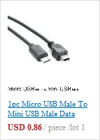 1 шт. usb type C штекер Micro USB 5 Pin B штекер конвертер OTG адаптер Ведущий кабель для передачи данных для мобильных телефонов 30 см