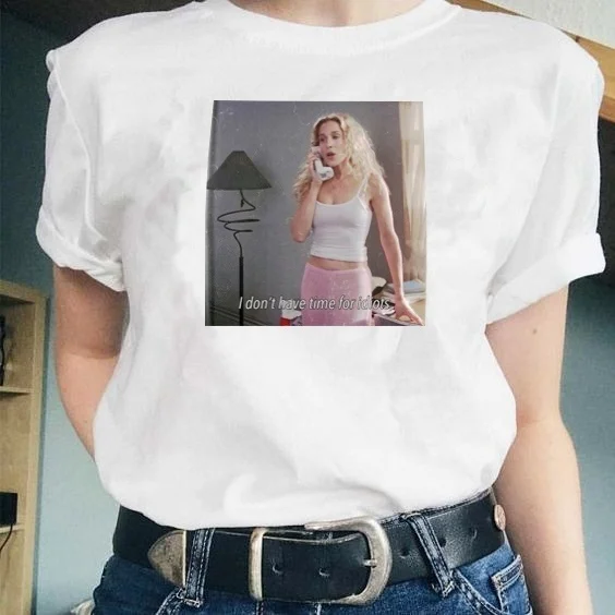 Женская футболка с забавным мемом в стиле ретро 90-х | одежда