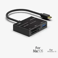 מסוג c מסוג C XQD / SD High Speed Card Reader USB3.0 מחשבים מצלמות ערכת מתאם E65A (5)