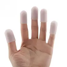 5 шт. силиконовый палец протектор большой палец крышка перчатки до кончиков пальцев для тепла приготовления пищи выпечки барбекю NEW0009