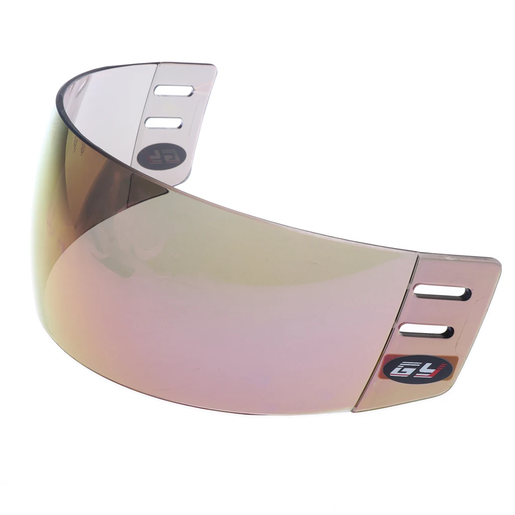 

CE Approval Colorful Anti-fog Straight-cut Anti-scratch Ice Hockey Visor Face Shield