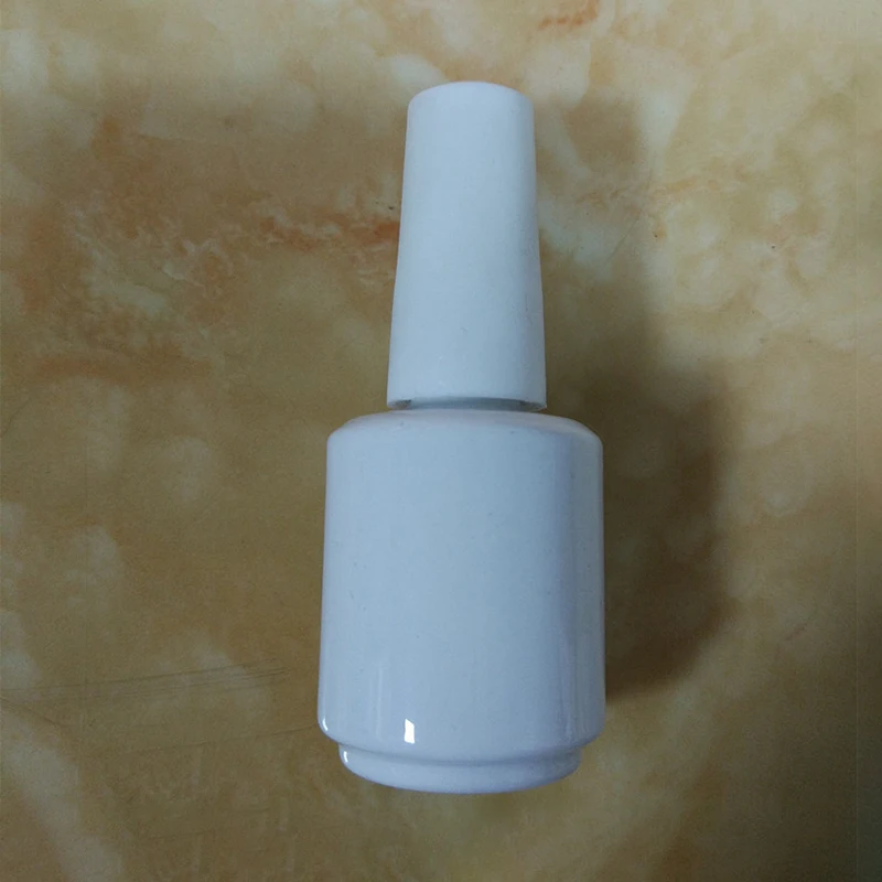 20pcs 15ml Empty Nail Polish Bottle with A Lid Brush Top Coat and Base Coat Containers Empty Cosmetic Containers Nail Gel Bottle