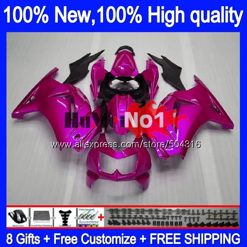 Kit For KAWASAKI EX250 ZX250 R EX250R ALL Rose 10MC.76 ZX EX 250 250R ZX250R 2008 2009 2010 2011 2012 08 09 10 11 12 Fairing Kit For KAWASAKI EX250 ZX250 R EX250R ALL Rose 10MC.76 ZX EX 250 250R ZX250R 2008 2009 2010 2011 2012 08 09 10 11 12 Fairing