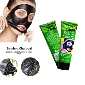 

120g Nature Cucumber Face Pack Mild Moisturizing Mask Mud Oil Control Blackhead Remover Wrapped Mask Clean Pores Grease Sheet