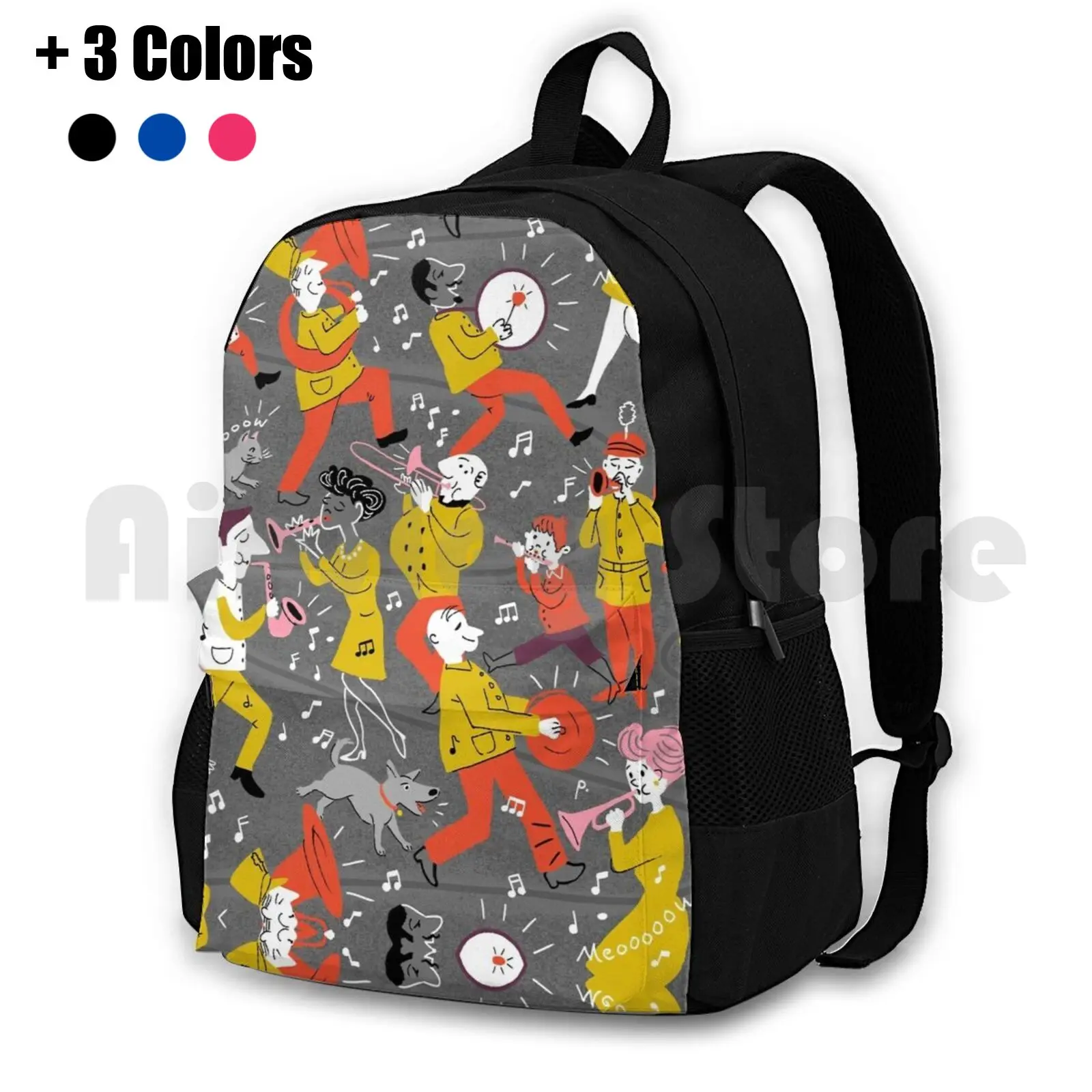 

Наружный походный рюкзак среднего века для парадов, водонепроницаемый походный рюкзак для кемпинга, путешествий, музыкальная группа среднего века