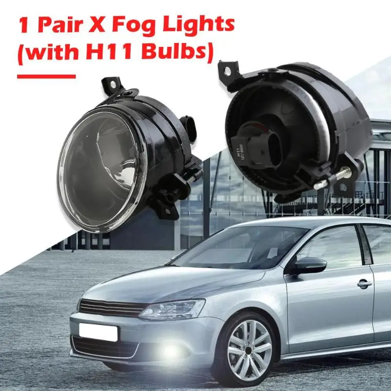 1 пара передних противотуманных фар автомобиля с лампами H11 для VW Jetta/Bora/Golf Mk5 2005-2010 для VW GTI 2006-2009 1KD941699 1KD941700