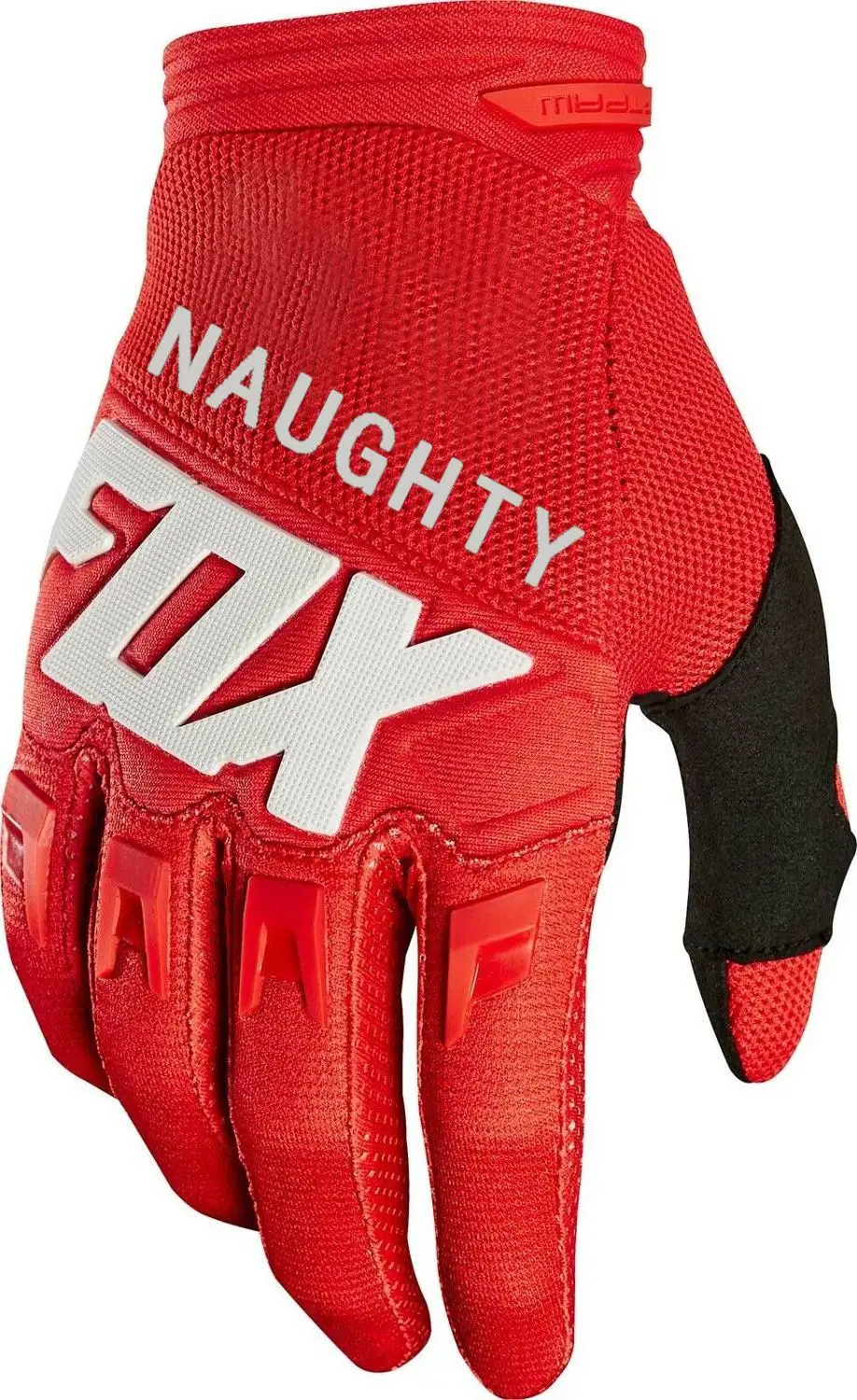 Новые NAUGHTY FOX Dirtpaw гоночные перчатки для мотокросса серый Dh MTB велосипед эндуро MX крест - Цвет: Красный