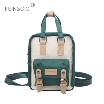 

Mini Backpack 2020 New Ins Korean Messenger Bag Teenager Girl Student shoulder bags crossbody bag blue red black green