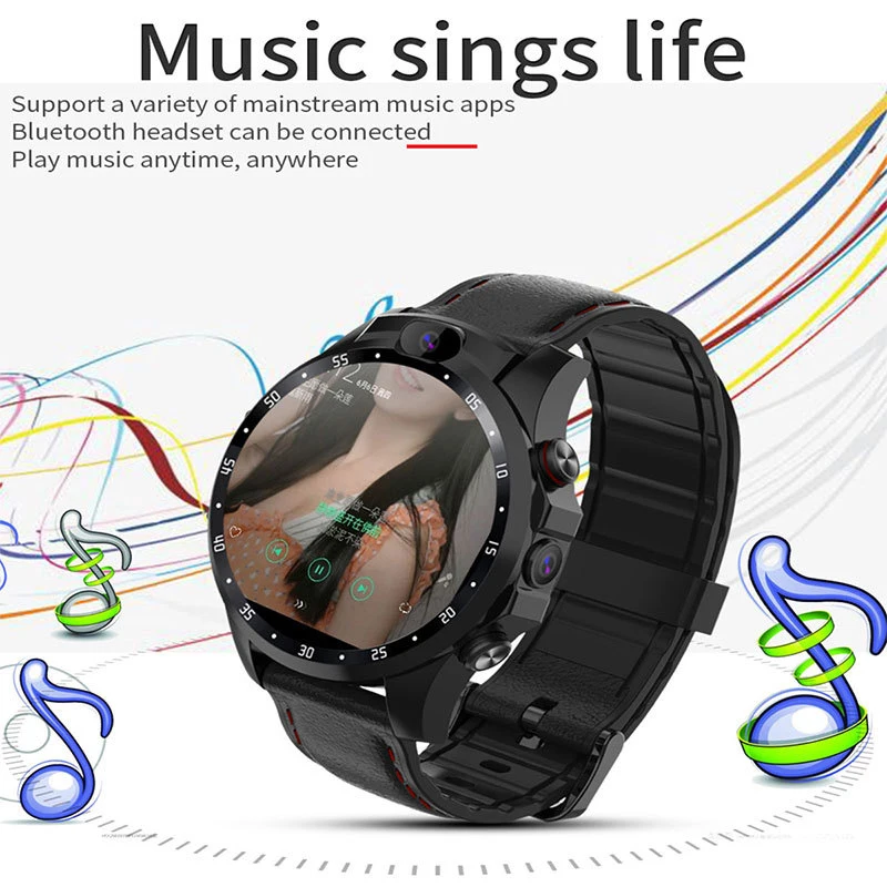 Original video 4G GPS man Smart Watch With Heart rate Monitor ECG Blood Pressure IP68 Fitness Tracker Wrisatband SmartWatch
