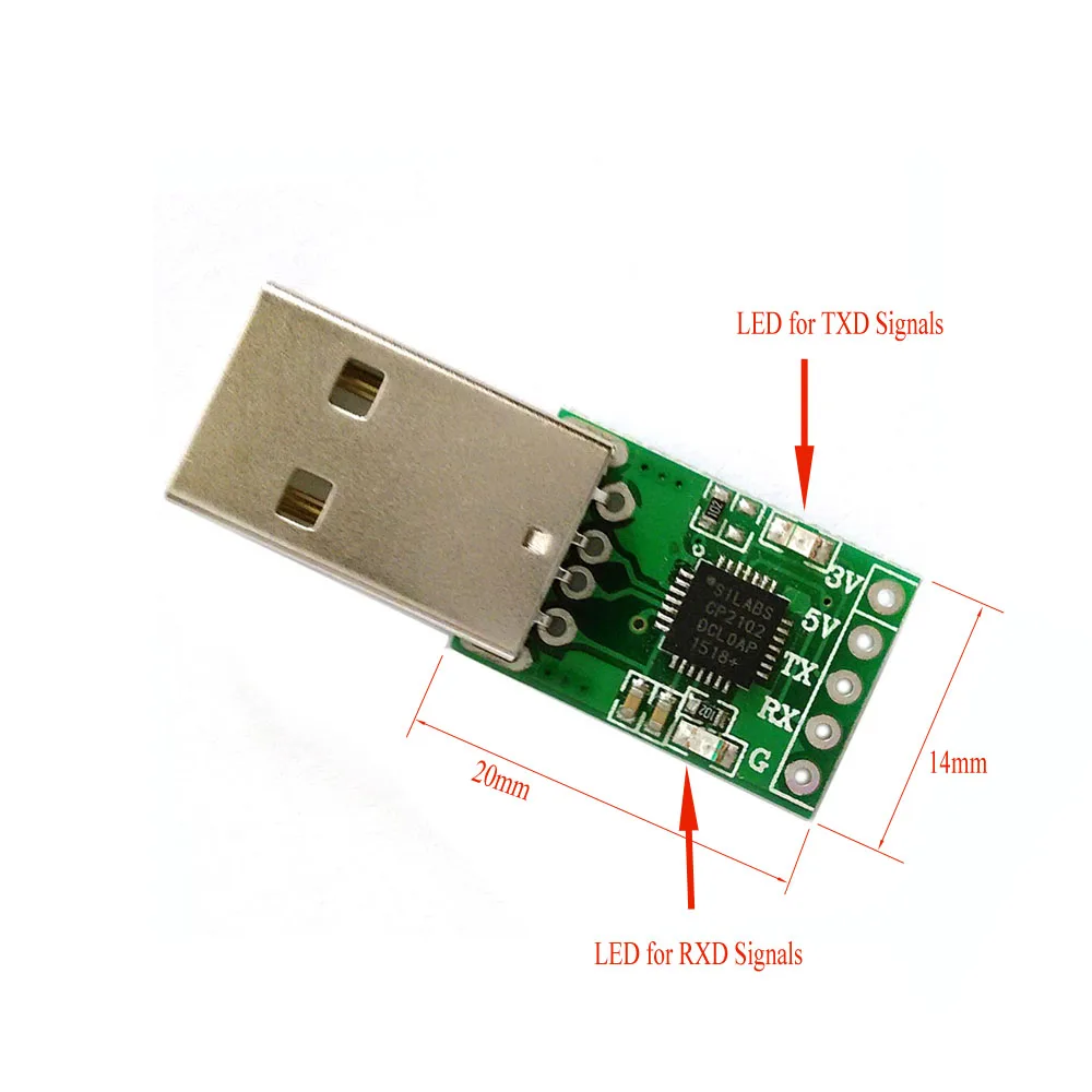 godtgørelse klap Foto Tiny Small Silabs Cp210x Usb Uart Ttl Driving Board Stc Flashing Pcba Slim  Cp2102 For Mcu Plc Flash Cable - Data Cables - AliExpress