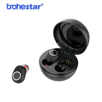 

TWS Bluetooth 5.0 wireless earphone Touch Control Sprot Airdots Waterproof Make-up Mirror Stereo sport Earbuds Auto Pairing