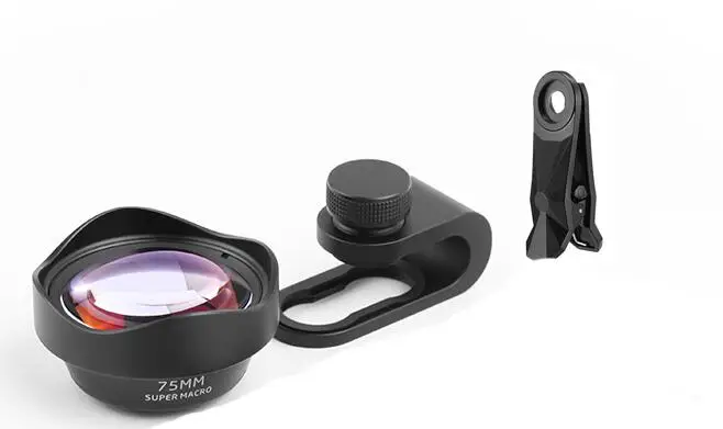 17mm interface Профессиональный объектив камеры 75 мм макрообъектив HD без искажений DSLR эффект клип на iPhone samsung huawei Xiaomi смартфон - Цвет: 17mm interface