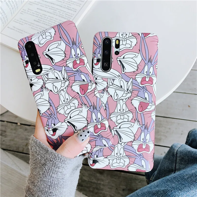 Funny Bugs Bunny Phone Case Redmi Note 7 Pro K20 Cases Soft IMD Silicone TPU Protective Cover For Xiaomi 6 6X 8 8Lite 9 SE | Мобильные