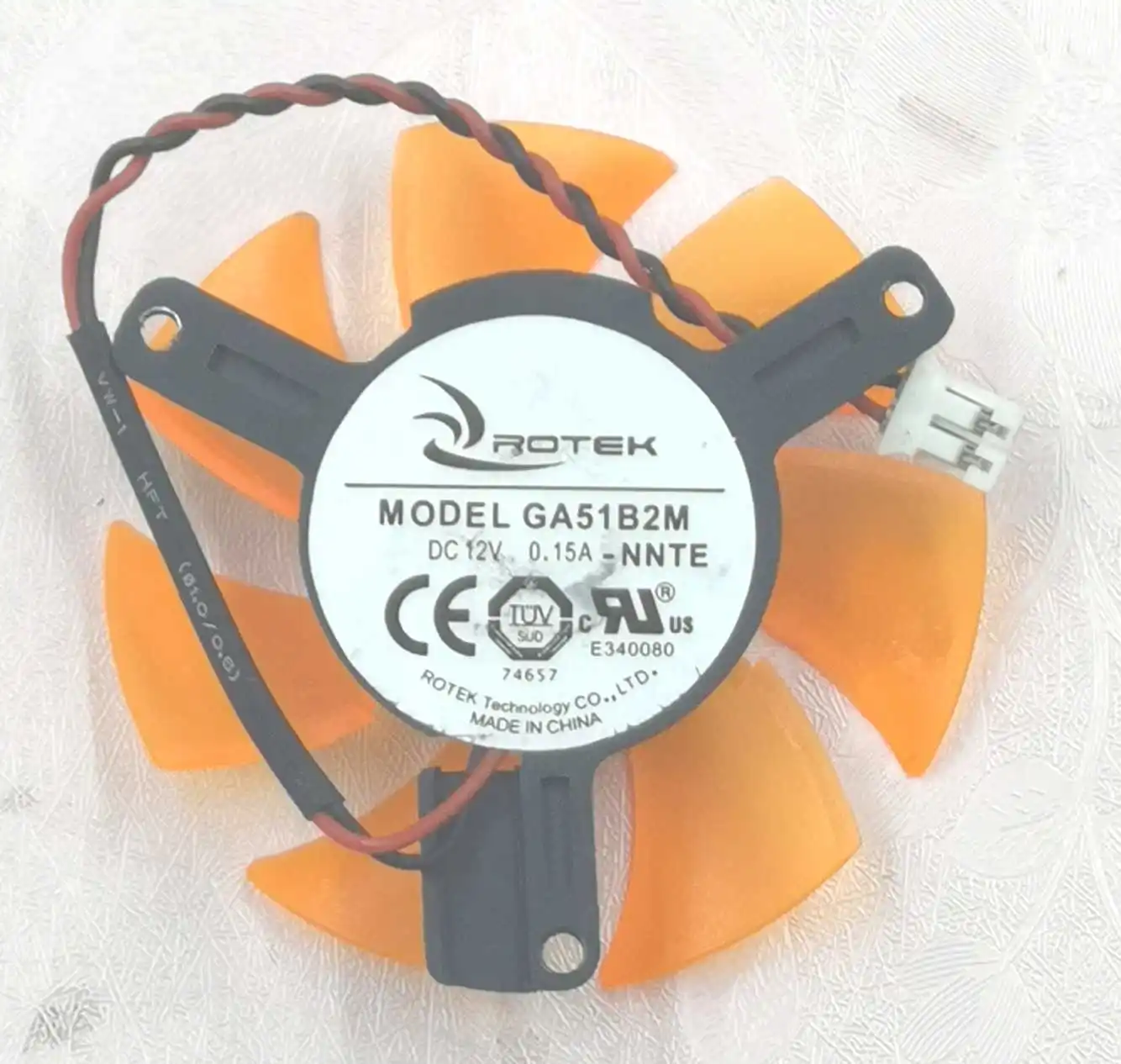 APISTEK Rotek GA51B2M NNTE Video Card Fan DC 12V 0.46A 2-Wire | Компьютеры и офис