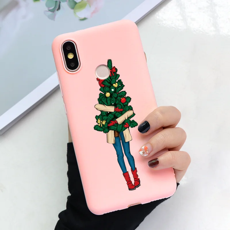 Счастливого Рождества чехол для Xiaomi mi A2 A1 5X6X8 Lite 9 SE CC9e для Red mi 4A 5 Plus 6A 7 Note 4X 5A 6 7 8 Pro S2 Мягкий ТПУ чехол с мультипликационным рисунком - Цвет: sdhoxuez