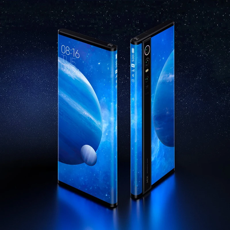 Смартфон Xiaomi MIX Alpha 5G, 12 Гб, 512 ГБ, Snapdragon 855 Plus, 100 МП, флагманские тройные камеры 7,92 дюйма, OLED объемный дисплей