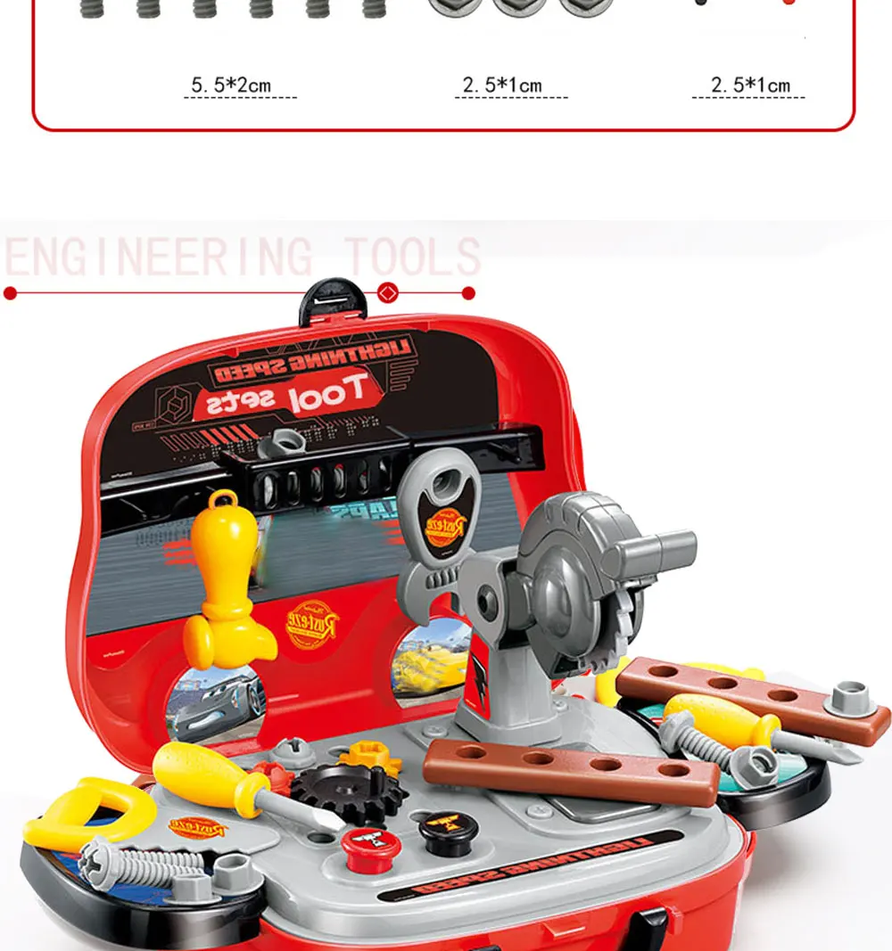 DIY игровой дом набор игрушек Многофункциональный Детский симулятор портативный Настольный набор инструментов Ремонтный работник мальчик подарок ремонтник подарок
