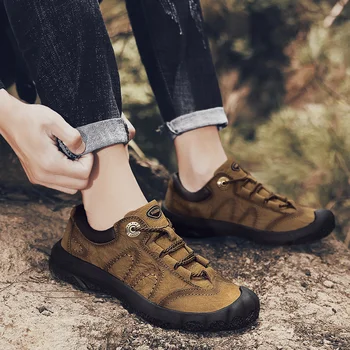 

Quality Spring Autumn Shoes Men Comfortable Waterproof Casual Shoes Sneakers Plus Size Walking Men Shoes Zapatos Hombre