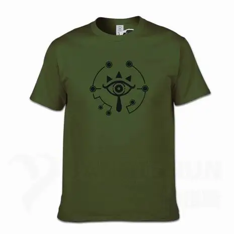 16 цветов, COS Zelda, футболка, Ledgend of Zelda, хлопковая Футболка с принтом глаз, Мужская футболка, футболка с коротким рукавом, летняя брендовая одежда