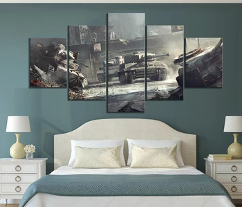 

Mass Multiplayer 3D Games World of Tanks HD Third Person Shooting Game Poster Paintings Wall Picture for Bedroom Decor