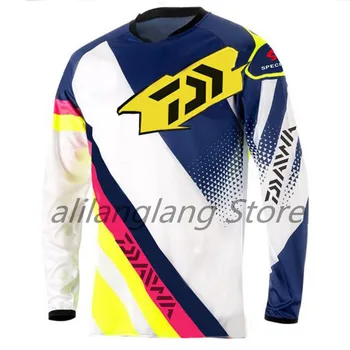 

New Daiwa Professional Hiking Climbing Clothes Fishing Clothing Anti UV Anti Mosquito Breathable Quick-drying Fishing Shirt AK84