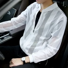 Одежда для защиты от солнца, мужское ультратонкое дышащее пальто, парная быстросохнущая одежда с защитой от ультрафиолета, Мужская ветровка, защита от солнца