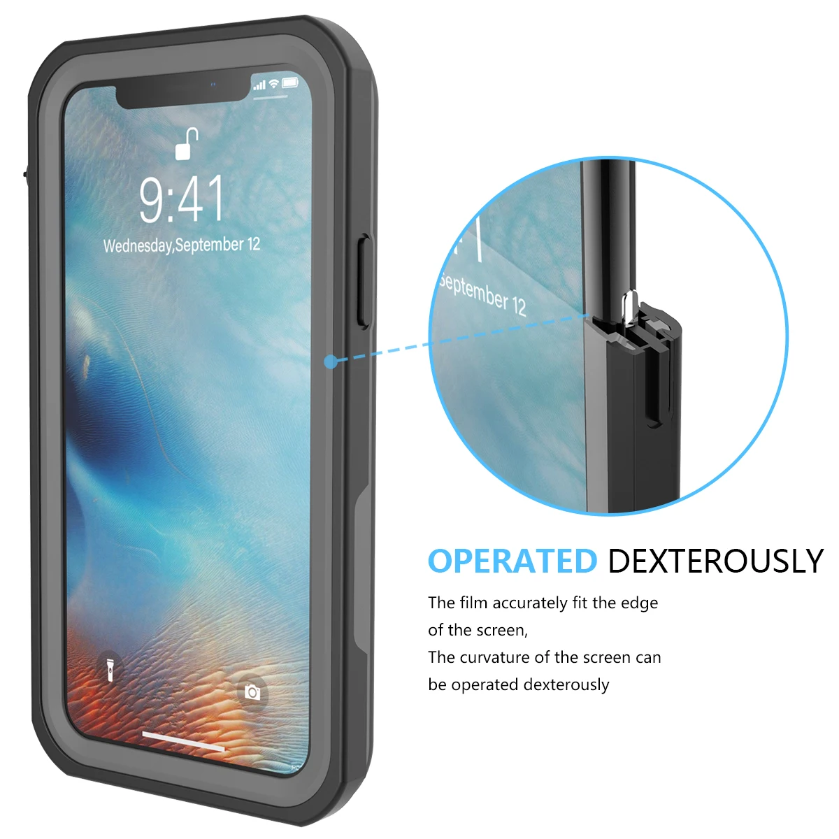 IP68 Водонепроницаемый чехол для iPhone 11 Pro 5,8 '' чехол Полная защита тела ударопрочный и защищает от грязи устойчивый к царапинам чехол для телефона