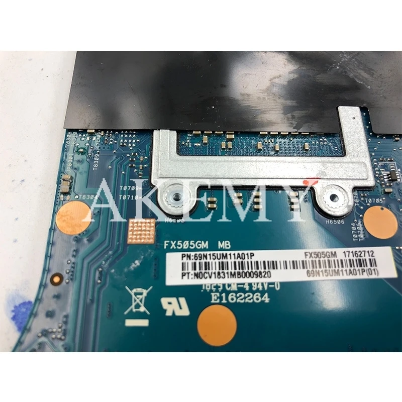  Akemy FX705GM Motherboard For ASUS TUF Gaming FX705G FX705GM 17.3 inch Mainboard Motherboard w/ I7-