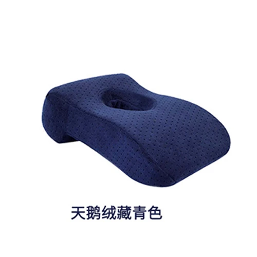 blue 3 Хлопковая Подушка с эффектом памяти, подушка для шеи, настольная подушка для шеи, удобная декоративная подушка для путешествий - Цвет: blue 3