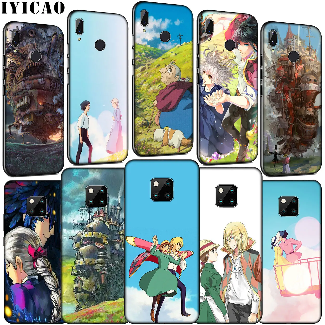 IYICAO Howl's Howls Moving Castle Мягкий силиконовый чехол для телефона Huawei Mate 30 20 10 Pro Nova 5i 4 3 3i