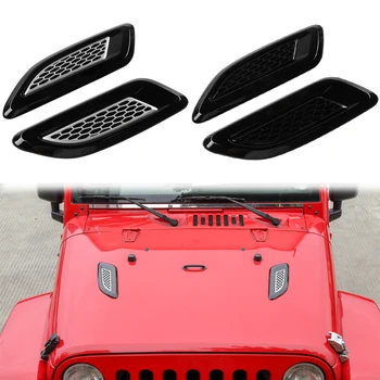 

Car-styling Front Side Air Vent Fender Decoration Outlet Cover for Jeep Wrangler JK 2007-2017 Decals Exterior Accessories 2Pcs