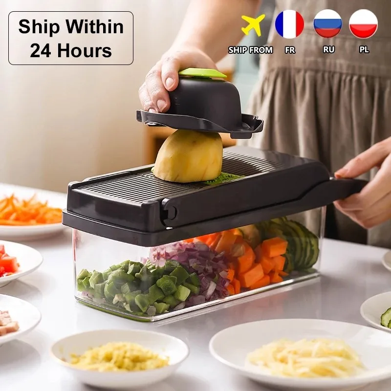 Vegetable Cutter Multifunctional Chopper Slicer Kitchen Accessory - USA  SELLER