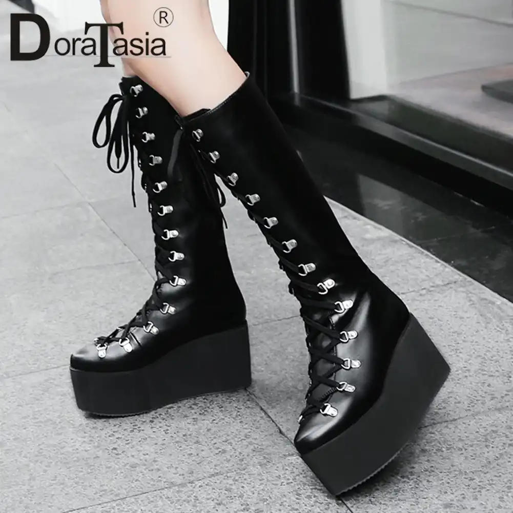 women's lace up dress boots