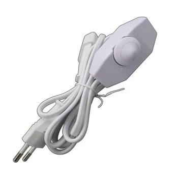

EU 220V 1.8M LED Dimmer Switch Cable Light Modulator Lamp Line Dimmer Controller For Table Lamp Power wire