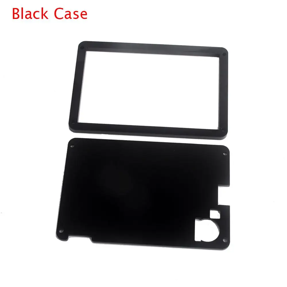 Black Case Nextion Enhanced 3,5 дюймов usart HMI резистивный сенсорный экран NX4832K035 прозрачный/черный акриловый чехол Плата расширения - Комплект: Black Case