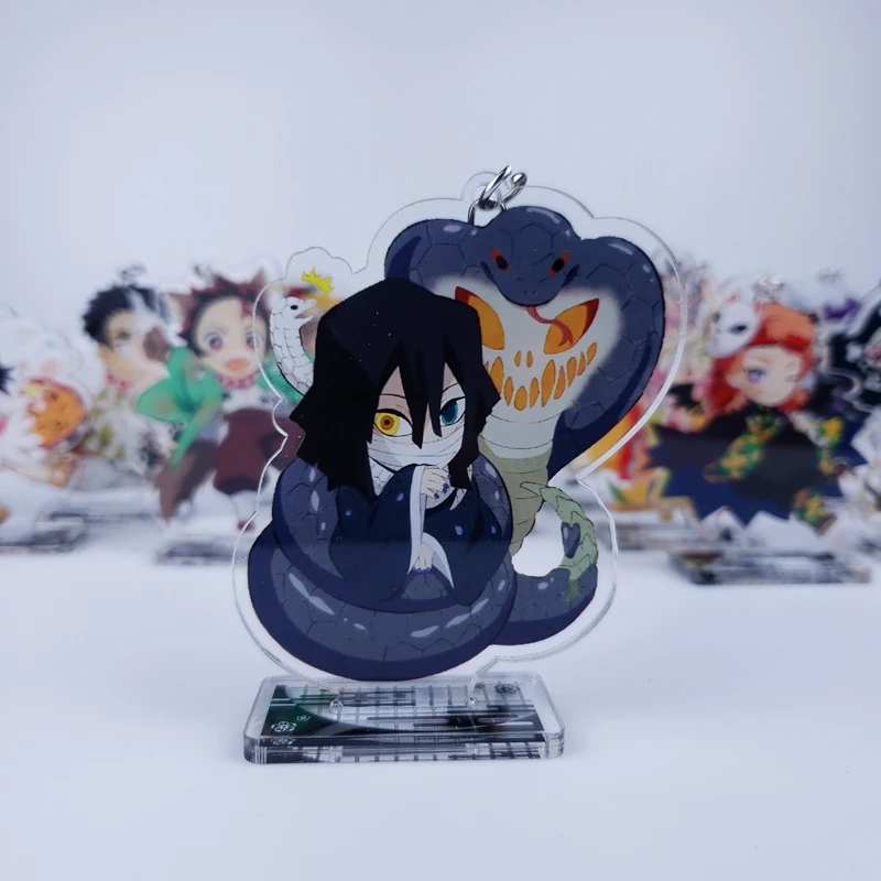 11 Demon Slayer: Kimetsu no Yaiba Nezuko Tsuyuri Kanawo Rengoku Kyoujurou Косплей акриловая настольная подставка фигурка подвеска брелок игрушка - Цвет: 11