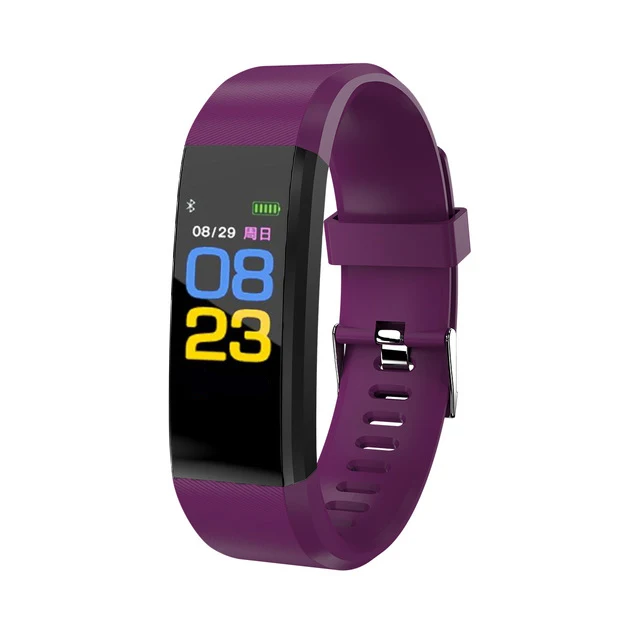 115 PLUS Smart Watch Heart Rate Monitor Blood Pressure Fitness Tracker Smartwatch Sport Watch for ios android + BOX Men Women