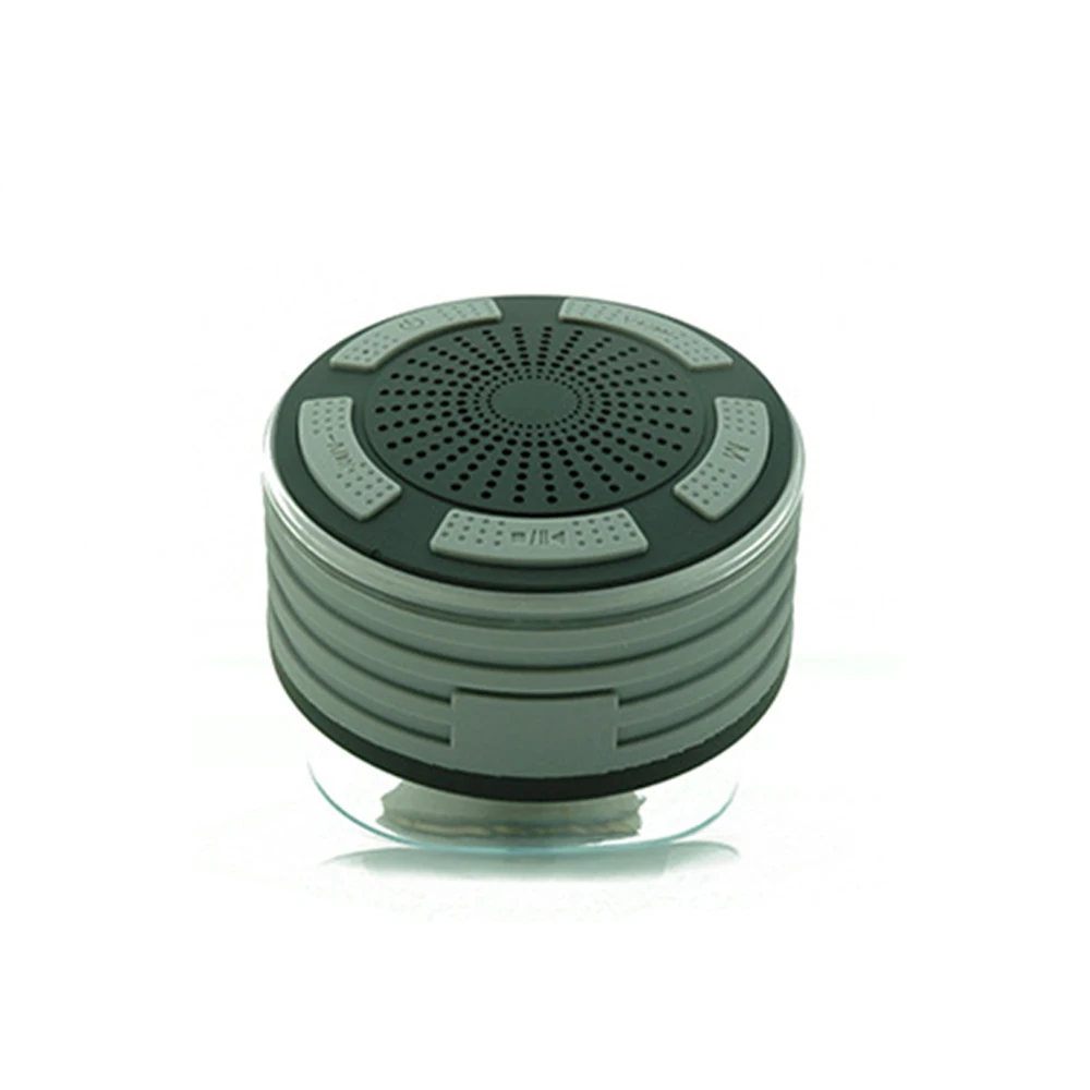 Bluetooth 4,0 музыкальный плеер водонепроницаемый Душ динамик радио беспроводной встроенный fm-канал с красочный светильник аудио аксессуары