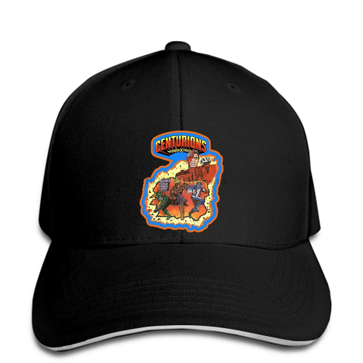 80's Cartoon Classic Centurions Comic Cover Art #1 custom Any Color snapback hat Peaked | Аксессуары для одежды