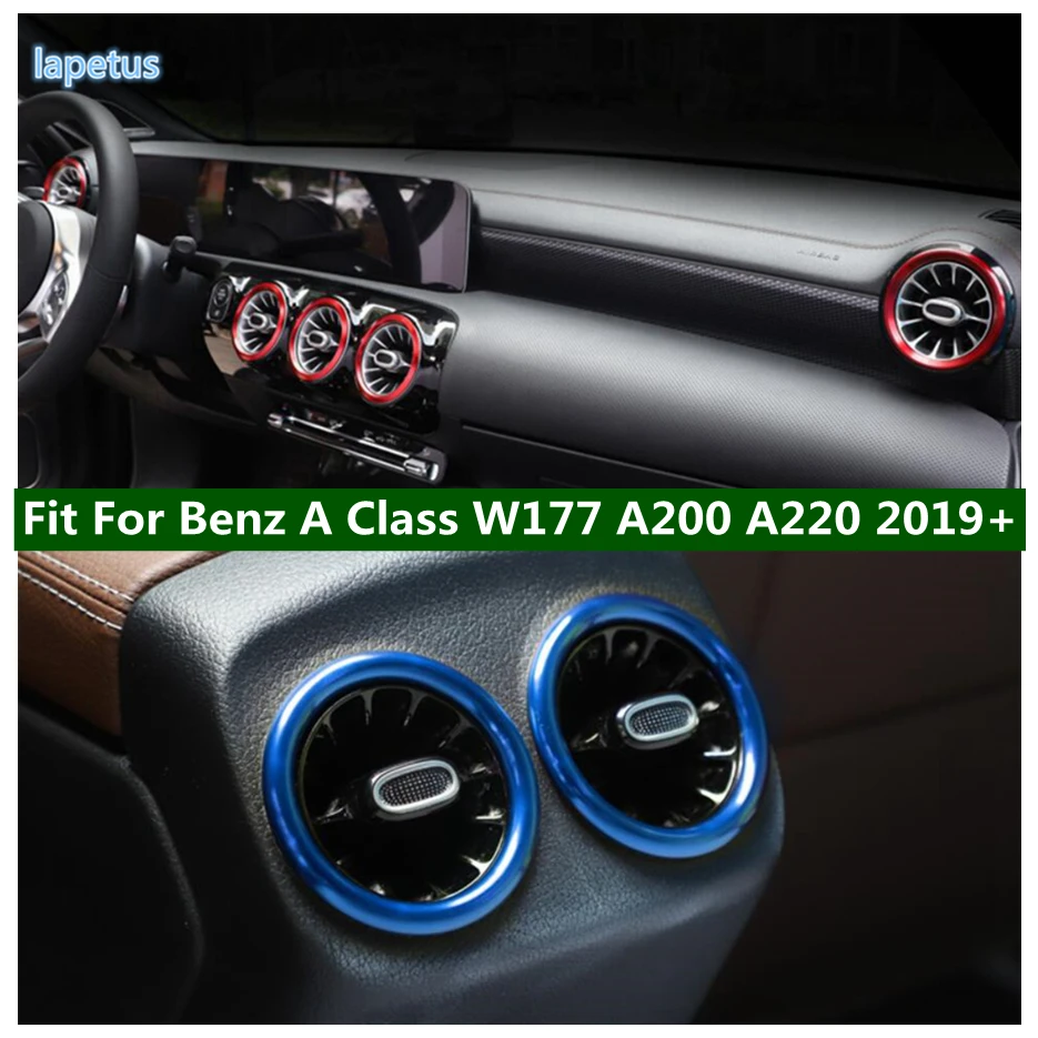 

Fit For Mercedes Benz A Class W177 A200 A220 2019 - 2022 Air Conditioning Vents Cover AC Outlet Decoration Ring Trim