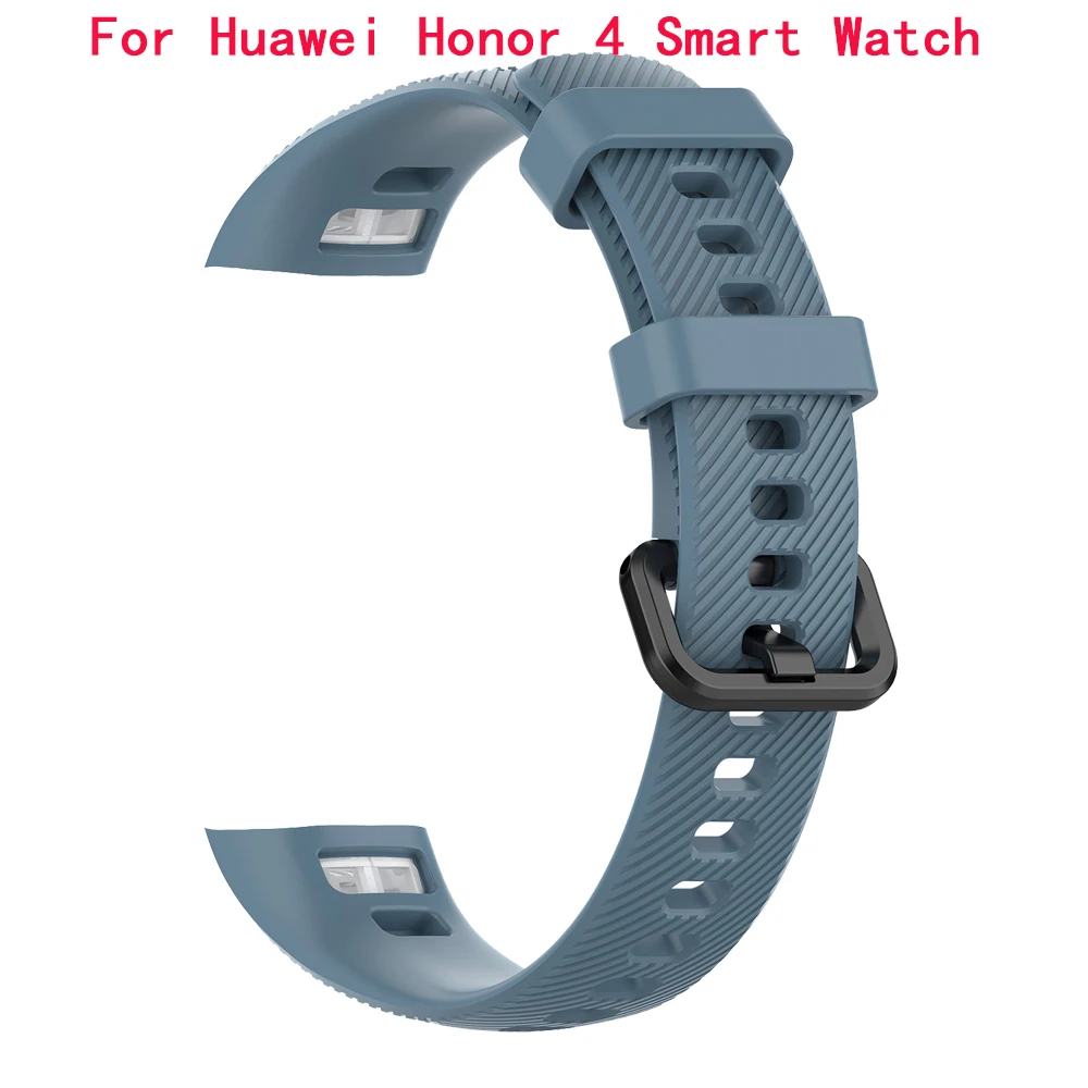 Для huawei Honor 4 ремешок силиконовый браслет ремешок спортивный сменный водонепроницаемый браслет с инструментом для huawei Honor 3 умные часы - Цвет: Yanqing