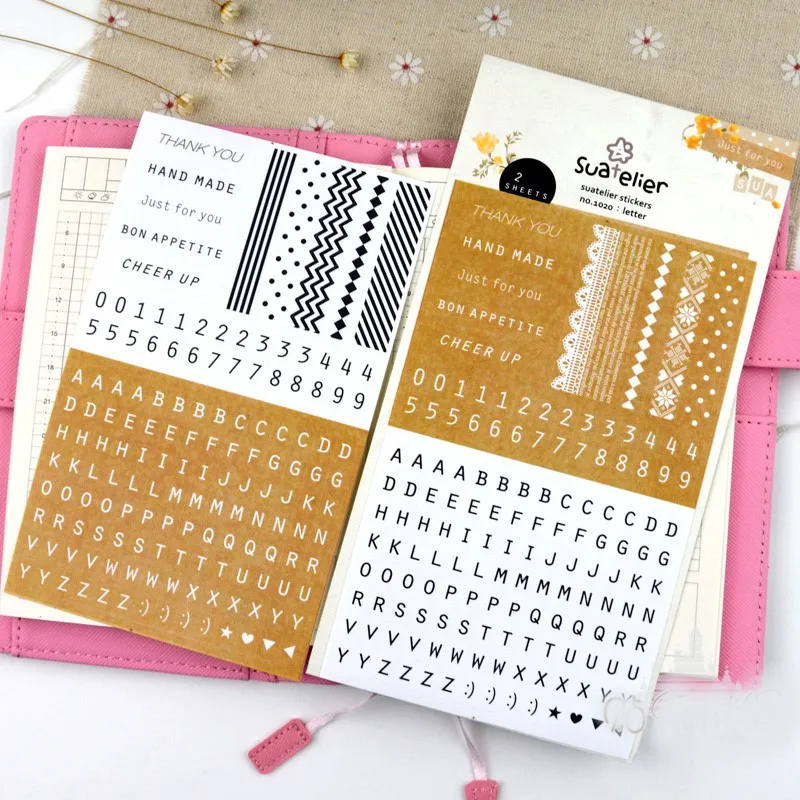 Scrapbooking Alphabet Stickers Stickes Scrapbooking Alphabet