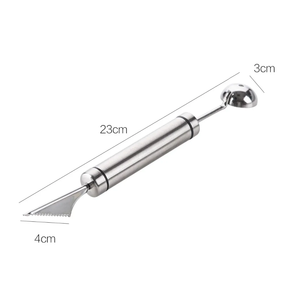 Stainless Steel Baller Fruit Carving Knife DIY Fruit Ice Cream Dig Ball Scoop Sculpture Melon Scoops Ballers Kitchen Gadgets
