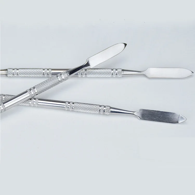 1 шт. Нержавеющая сталь смешивания шпатель инструмент Spatuler стержень стоматологический нейл-арта макияж, основа, тени для глаз, палочка для перемешивания Цвет инструменты