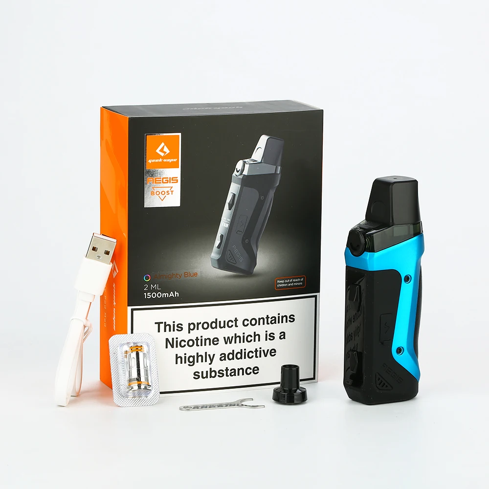 Набор для вейпа Geekvape Aegis Boost электронная сигарета со встроенным аккумулятором 1500