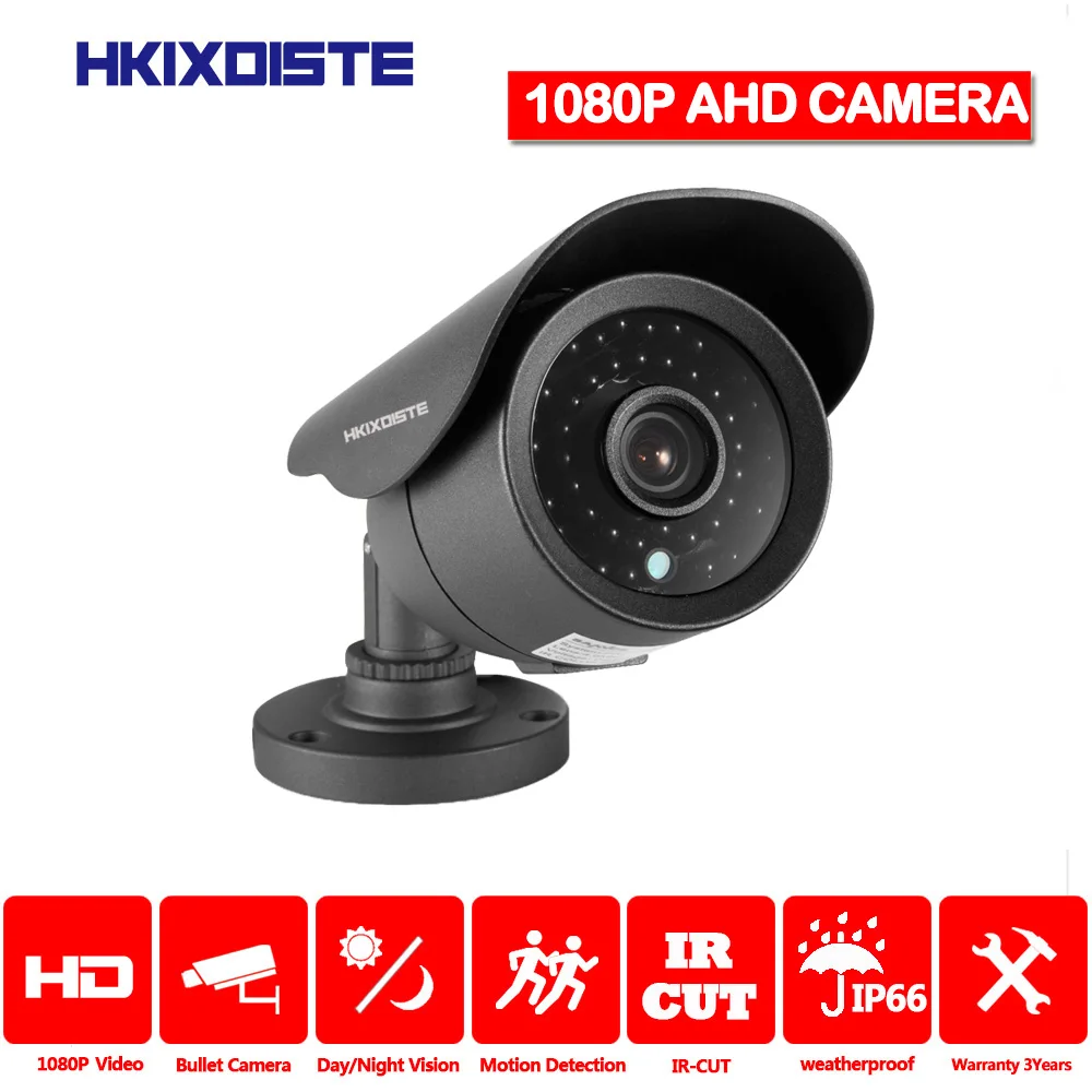 2-мегапиксельная SONY Full 1080P HD AHD уличная Водонепроницаемая Металлическая Цилиндрическая камера видеонаблюдения CCTV с 36 шт. ИК-фильтр светодиодный