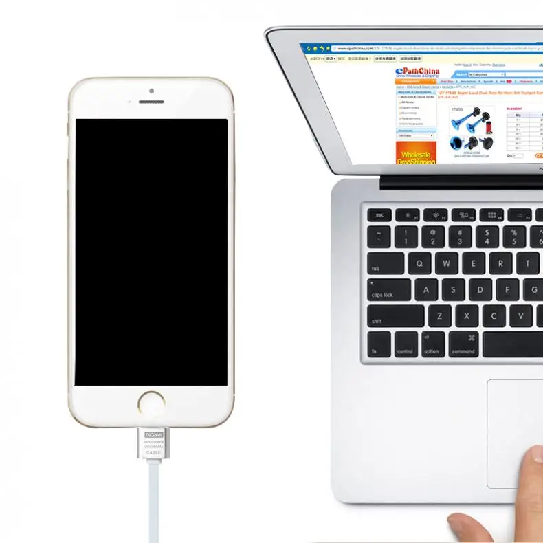 DiGiYes USB кабель двусторонний Реверсивный USB 2,0 плоский без запутывания Синхронизация и быстрая зарядка шнур для устройств с микро интерфейсом