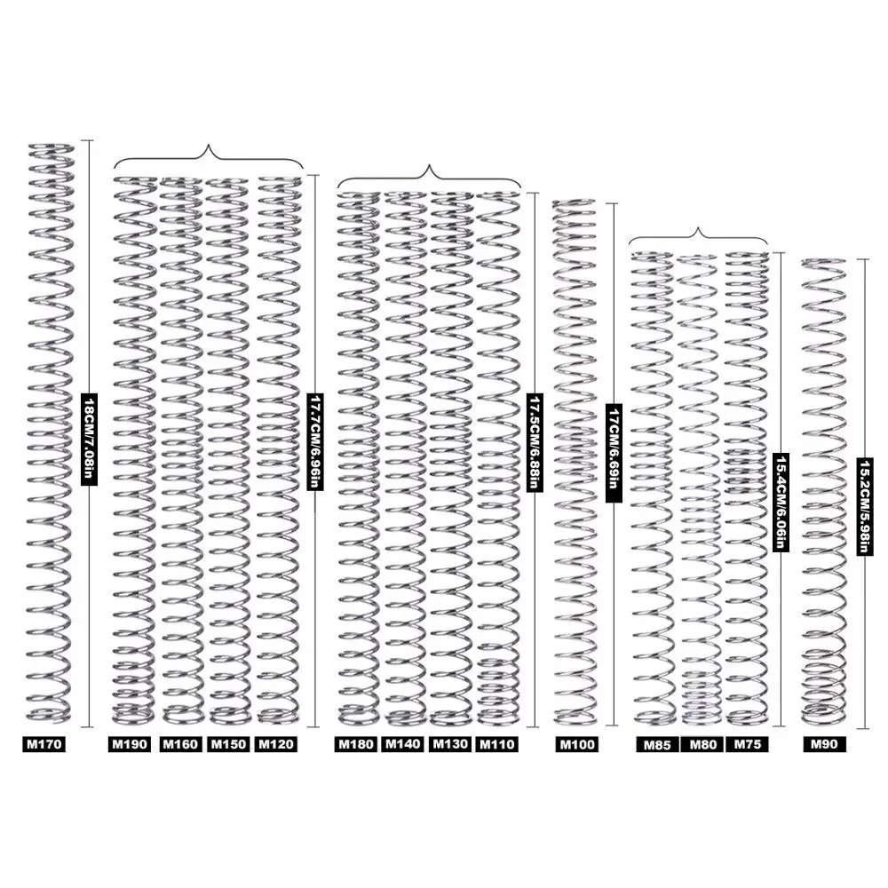 Модикер SHS M110/M120/M130/M140/M150/M160/M170/M180/M190 модификация обновленная пружина для AEG-серебро
